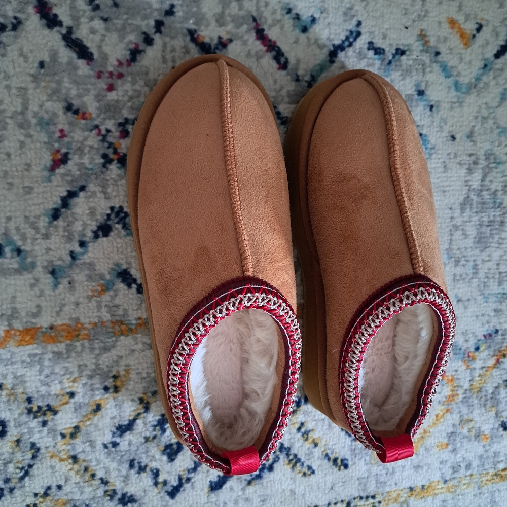 Cozy Tan Women's Ugg Inspired Slippers